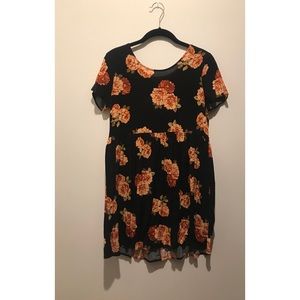 Flower tunic top